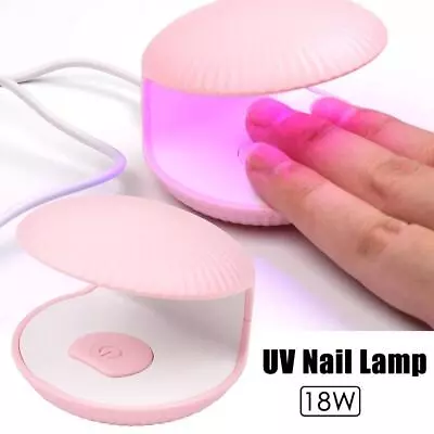 18w Shell Uv Nail Lamp Dryer Mini Single Finger Egg Phototherapy Machine • $7.59