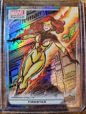 2023 Upper Deck Marvel Platinum Firestar Rainbow Parallel #149 High Series • $2.99