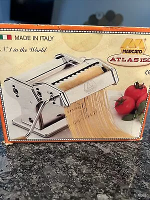 Vtg Marcato Atlas Pasta Maker Model 150 Hand Crank Machine Made In Italy • $20