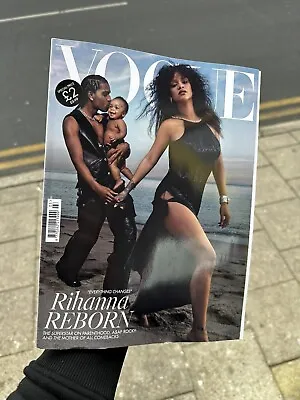 British Vogue Magazine March 2023 Rihanna Reborn A$ap Rocky On Parenthood Supers • £20.60