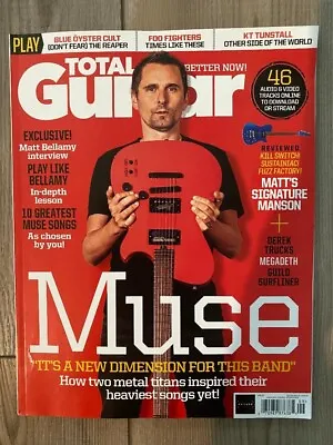 MUSE NEW DIMENSION September 2022 Total Guitar Magazine DEREK TRUCKS Blue Oyster • $9.99