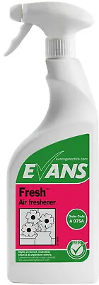 2 X EVANS - FRESH 750ml - Liquid Freshener & Odour Neutraliser (750ml) • £6.29