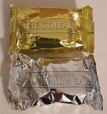 MELALEUCA Bar Soap THE GOLD BAR & THE PLATINUM BAR 4.5 OZ Each SEALED  • $16.99