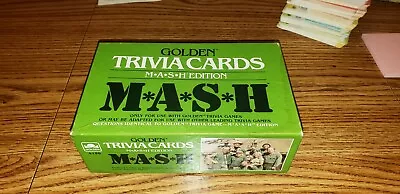 Mash Vintage 1984 Golden Trivia Cards Edition Game Complete • $15