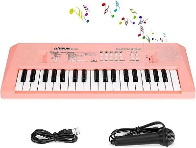 Keyboard Piano For Kids 37 Keys Music Piano With Microphone Portable Musical Toy • $30.99