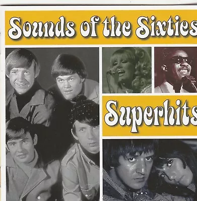 Sounds Of The Sixties  Superhits  2CD The Beach Boys The Yardbirds Etc • $6.99
