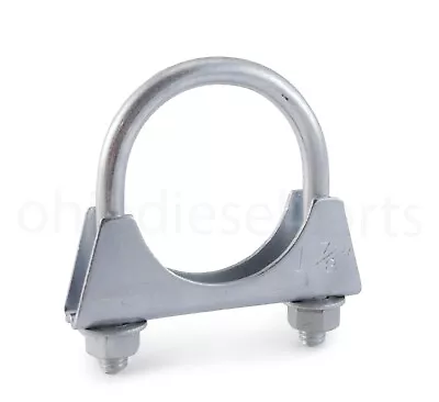 Ohio Diesel Parts Heavy Duty Muffler/Exhaust Pipe Clamp 1-7/8  Inch U-Bolt • $8.59