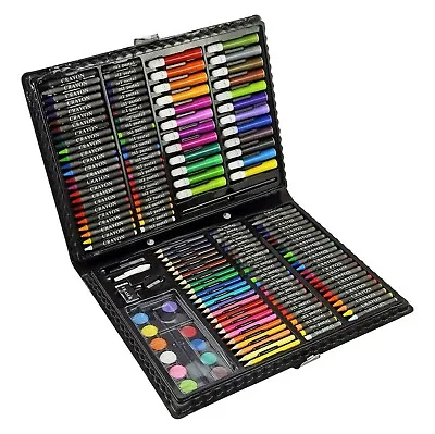 £10.95 • Buy 168pc Art Set Childrens Kids Colouring Drawing Painting Arts & Crafts Case