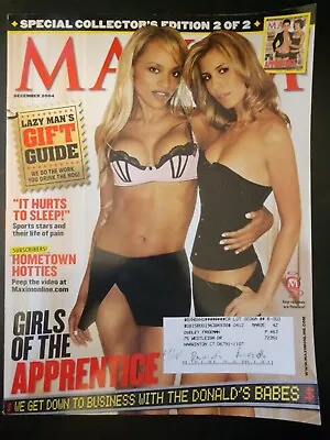 MAXIM Magazine December 2004 Girls Of The Apprentice Collector Edition B32:1205 • $6.36