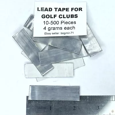 LEAD TAPE FOR GOLF CLUBS Pieces 4 Grams Each 0.45*14*54 Mm Air Mail • $180