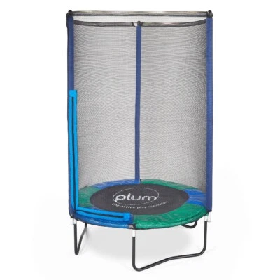 $129 • Buy Plum Play 4.5 Ft Trampoline W/Enclosure Net & Reversible Safety Pad