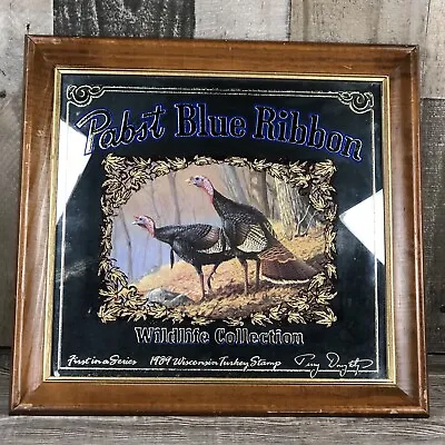 Pabst Blue Ribbon Wildlife Collection Pheasant Bird Beer Mirror Sign • $99.99