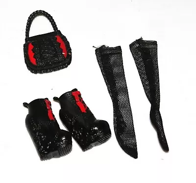 Monster High Ever After HAT-TASTIC CERISE Boot Shoes Bag Socks • $26.99