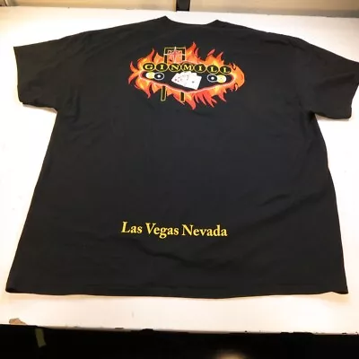 THE GIN MILL LAS VEGAS DIVE BAR BILLIARDS POOL TEE T SHIRT Mens 3XL Black  • $11.99