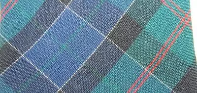 Men's Pendleton Green Black Tartan Plaid Wool Tie VINTAGE! MINT • $10.49