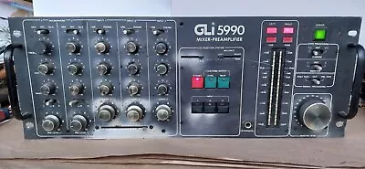 Vintage GLI 5990 Rotary Pre-Amp Mixer Professional DJ Preamplifier  • $1200