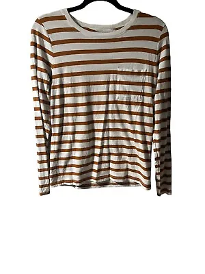 J. Crew Striped Essential Long Sleeve Tee Size S GUC • $5.19