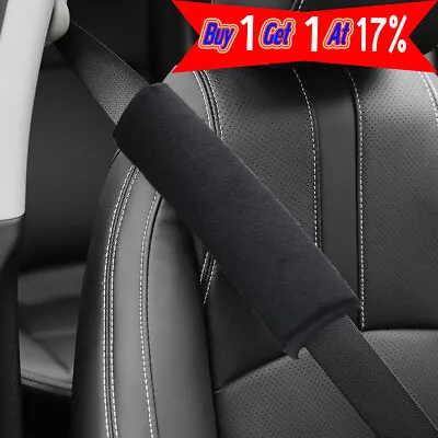 2Pcs Seat Belt Covers Safety Auto Interior Shoulder Pad Cushion Straps Protector • £3.31