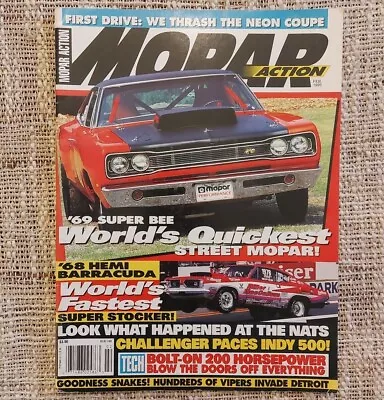 Mopar Action Magazine February 1995 '69 Super Bee Worlds Quickest Street Mopar • $5.97