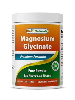 Best Naturals Magnesium Glycinate Powder 1 Pound • $20.99