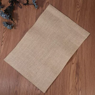  Craft Burlap Flag Blank Garden Flags Outdoor Wedding Decorations • £8.45