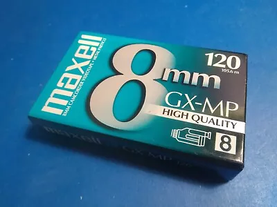 Maxell 8mm Gx-mp High Quality 120 Camcorder Video Cassette Tape NEW SEALED • $9.99