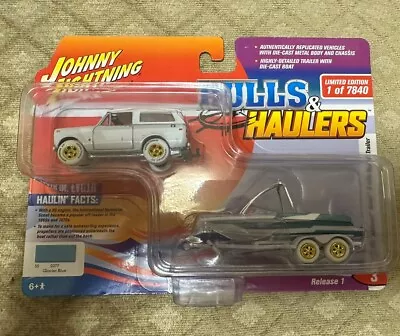 2022 Johnny Lightning Hulls And Haulers '79 INTERNATIONAL SCOUT W/ Boat-CHASE • $40