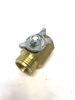 Heavy Duty Brass Shut Off Valve 3/4” Garden Hose Connector NFES-0835 Wildfire • $25