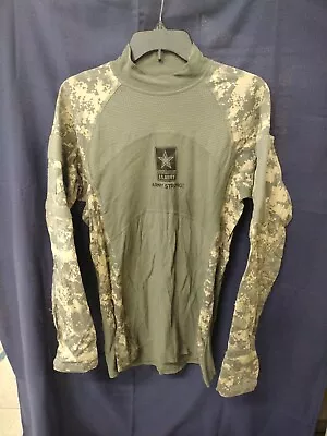 Massif Battle Shirt ACU ARMY Camo Combat ~ Size Medium ~ With Army Symbol  • $16.99