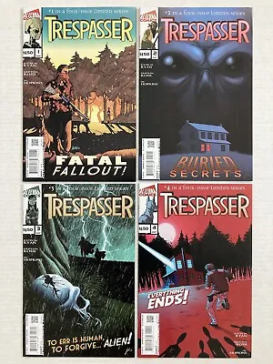 $149.99 • Buy Trespasser #1-4 Full Set Alterna Comics 2017 1st Prints Nm Sharp Original Owner