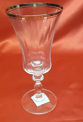Mikasa Jamestown Clear Glass Crystal Platinum 8 1/8  Ice Tea Goblet Glass  • $8.89