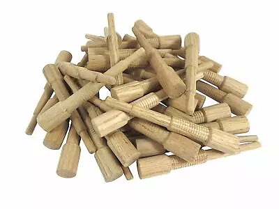 Miller Dowel Pack 100 Each 1x Stepped Oak Dowels For Stock Up To 1  Thick • $36.99