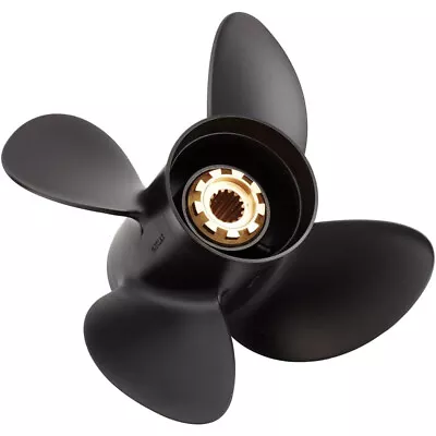 New Aluminum Propeller Fits Mercury 2 Stroke 15 Spline 115 40-150 Hp 1978-2005 • $212.54