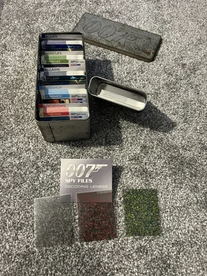 £12 • Buy James Bond 007 Spy Files Card Bundle, 2 Storage Tins & Decoding Lenses