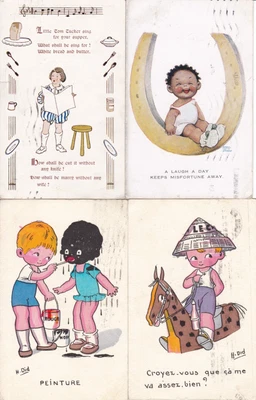 £0.99 • Buy Children's Postcards X 5 To A Beryl Rayner-Smith Of Acton W. London 1920s, 
