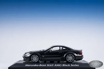 1/43 MINICHAMPS MERCEDES BENZ SL65 AMG BLACK SERIES Black 🤝ALSO OPEN FOR TRADE • $95