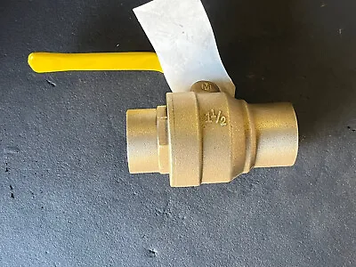 Milwaukee Valve PROMAX PM11112 1-1/2  Full Port Brass Ball Valve 600 WOG; Sweat • $27.25