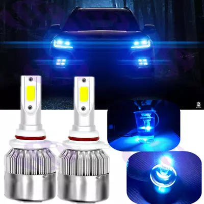 9005/HB3 ICE BLUE 8000K LED Headlight Kit 72W 8000LM Light Bulbs High & Low Beam • $15.99