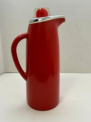 Vintage Red Crown Corning Thermique Japan Insulated Coffee Server/ Tea Pot 11  • $20.97