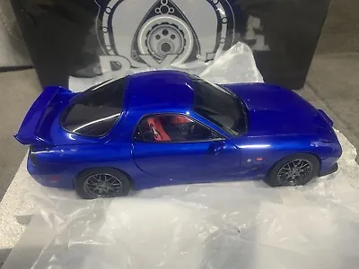 1:18 Mazda RX7  FD Blue  + Engine Polar Master Australian Build Plate Edition • $475