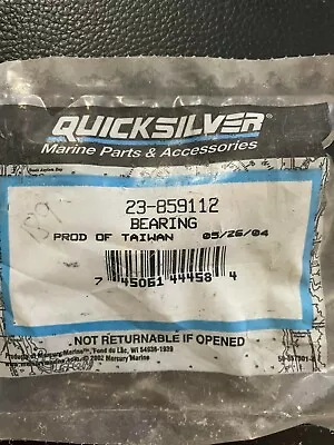 Mercury Mariner Outboard Parts # 23-859112 Bearing • $29.99