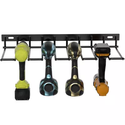 Heavy Duty Floating Power Tools Organizer Wall Mounted Storage Rack For🧃 • $25.59