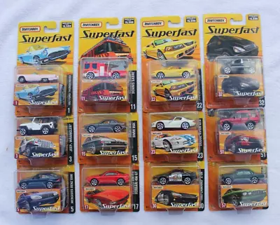 $21 • Buy Matchbox 2005 Superfast USA - Jeep Wrangler, BMW 850i, Camaro Z-28, .  Lot Of 12