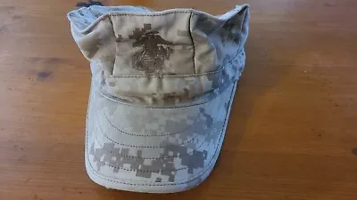 USMC MARINE CORPS DESERT MARPAT Garrison CAP 8 Point Cover • $9.99