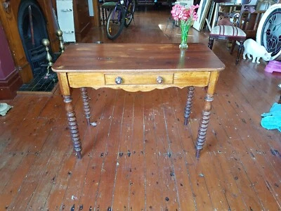 $160 • Buy Antique Side/hall Table Blackwood, Circa 1910, Bobbin Legs.