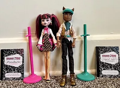 Monster High Forbitten Love School’s Out 2 Pack Draculaura And Clawd Wolf 2011* • $125