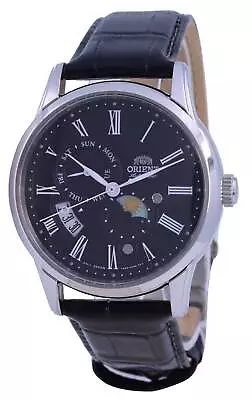 Orient Sun & Moon Black Dial Automatic RA-AK0010B10B Men's Watch • $292.09