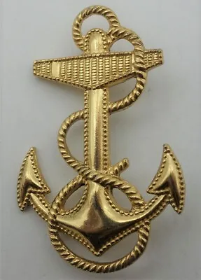 E82 WWII U.S. Merchant Marine Cadet Corps Visor Cap Badge • $15