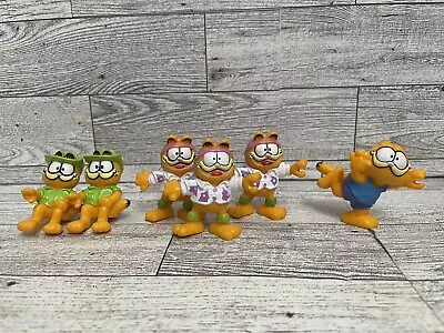 Lot Of 6 Vintage Garfield PVC Plastic 2” Mini Figures Collectible 80s Toys • $12.99