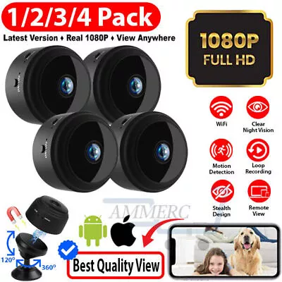 Mini Wireless Hidden Camera 1080P WiFi IP Home Security DVR Night Vision HD USB • $5.99